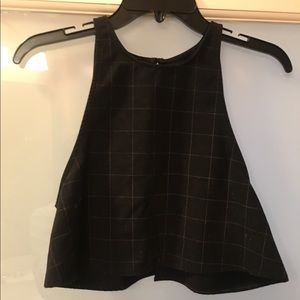 Open Back Crop Top - American Apparel